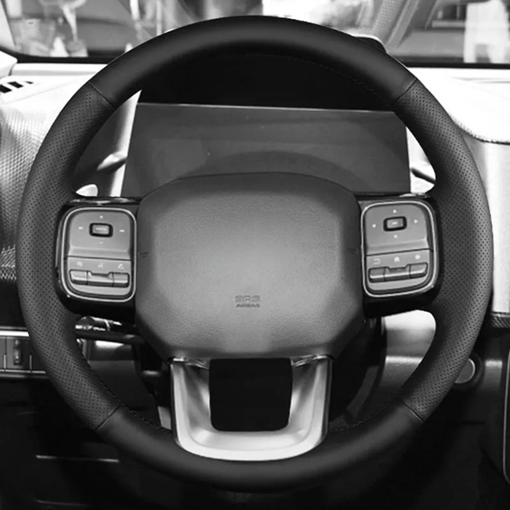 Capa de volante de carro de co - Car Steering Wheel Cover Anti Slip Breathable avaliação e preço