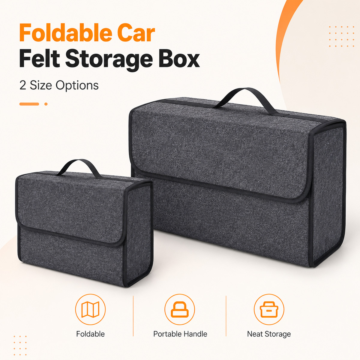 Caixa de Armazenamento Dobráve - Car Trunk Organizer Foldable Storage Box avaliação e preço