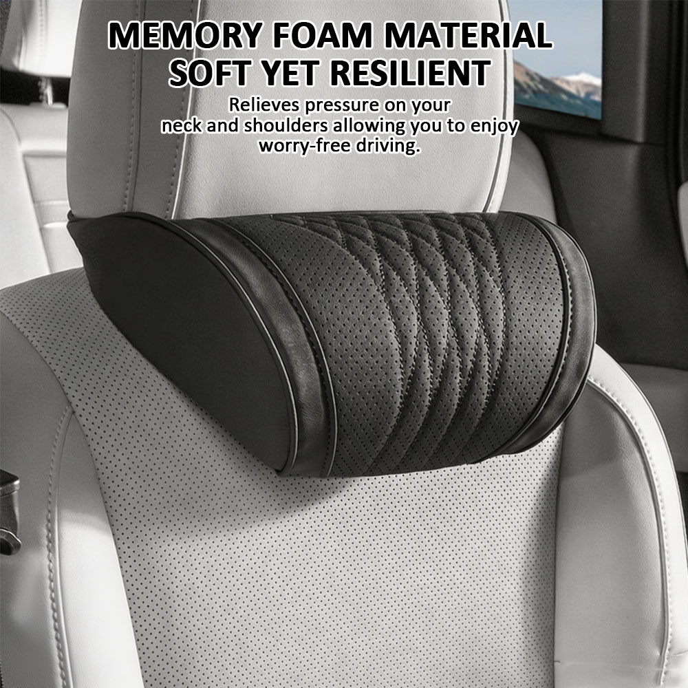 Almofada luxuosa de espuma vis - Memory Foam Car Neck Pillow Lumbar Support avaliação e preço