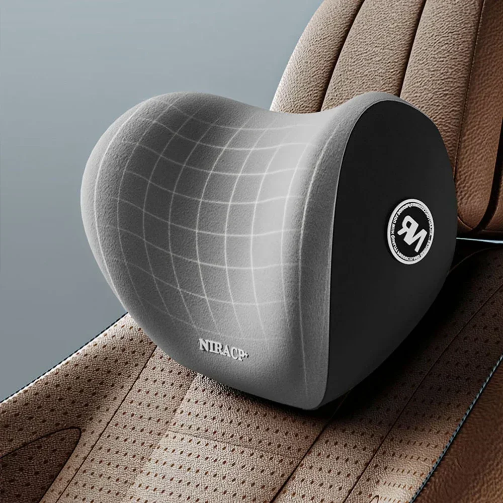 Almofada ergonômica de espuma  - Memory Foam Car Neck Pillow Lumbar Support avaliação e preço