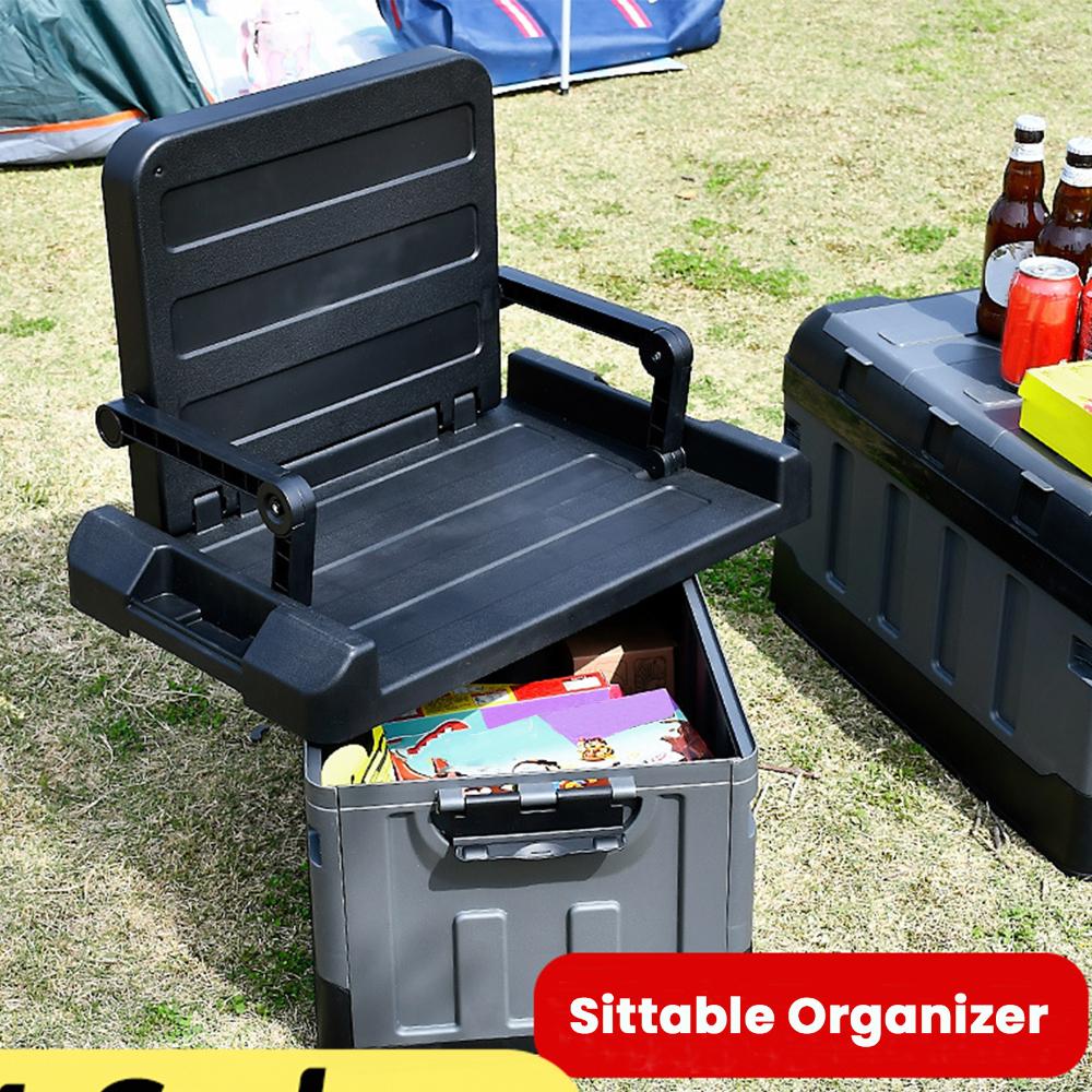 Organizador de Porta-Malas 60L - Car Trunk Organizer Foldable Storage Box avaliação e preço